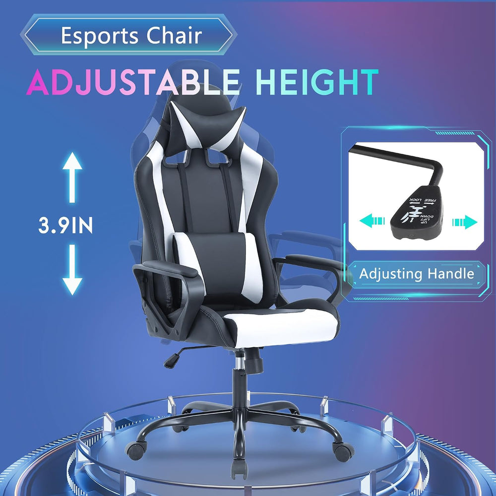 PayLessHere Ergonomic Racing Desk Chair Gaming Chair Computer Chair with Armr...