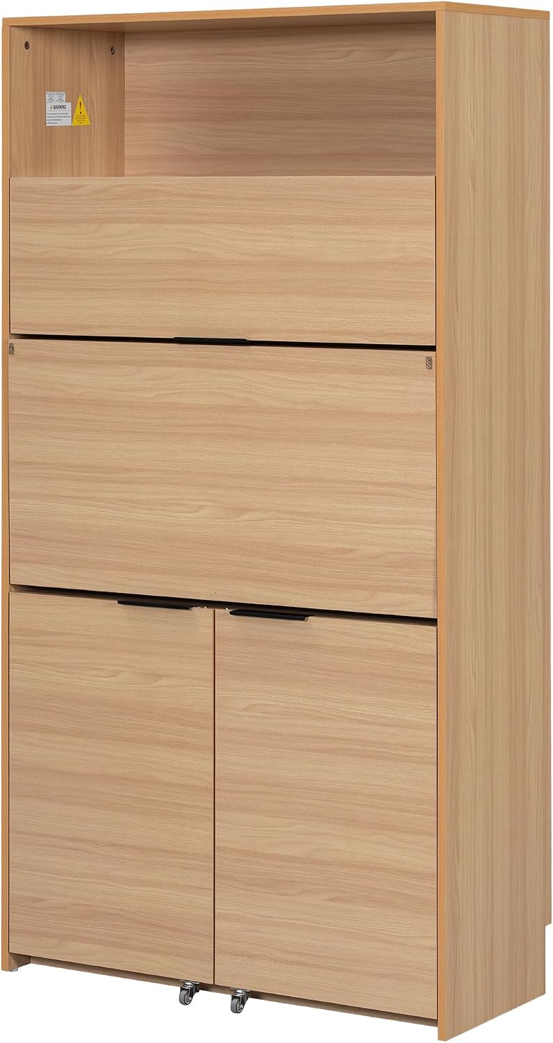 roomfitters 69 Inch Multifunctional Kitchen Pantry Buffet with Foldable Works...