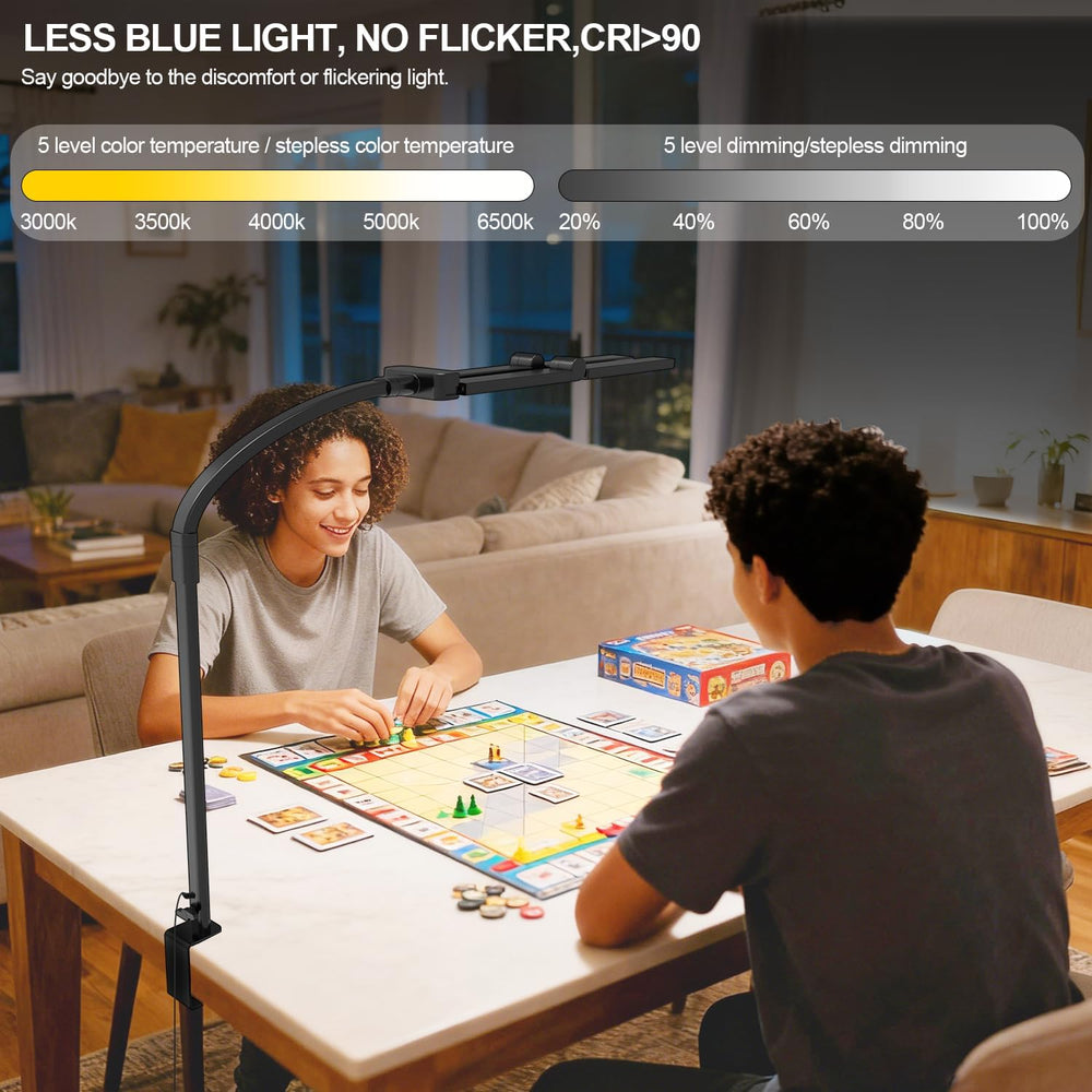 24W Bright Led Desk Lamp with Remote, 1500LM Architect Desk Light for Home Of...