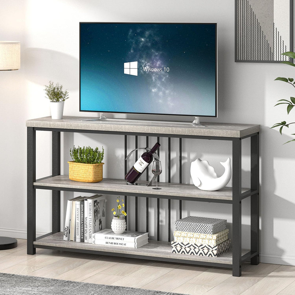 FOLUBAN Console Tables for Entryway, Sofa Table with 3 Tier Storage for Livin...