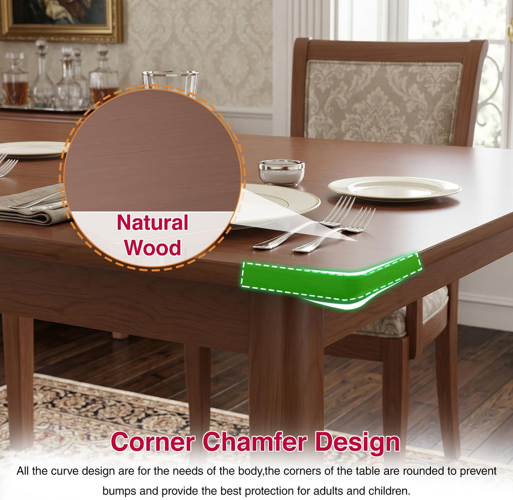 FDW 47 Inches Dining Table, Dining Room for 4 People, Small Rectangular Table...