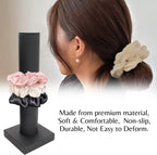 Novel Box Black Leatherette Vertical Bracelet/Bangle Display Tower - Jewelry Organizer Tower Stands for Bracelet Displays - Hair Tie Bangle Bracelet Watch Scrunchie Holder for Selling or Personal Use