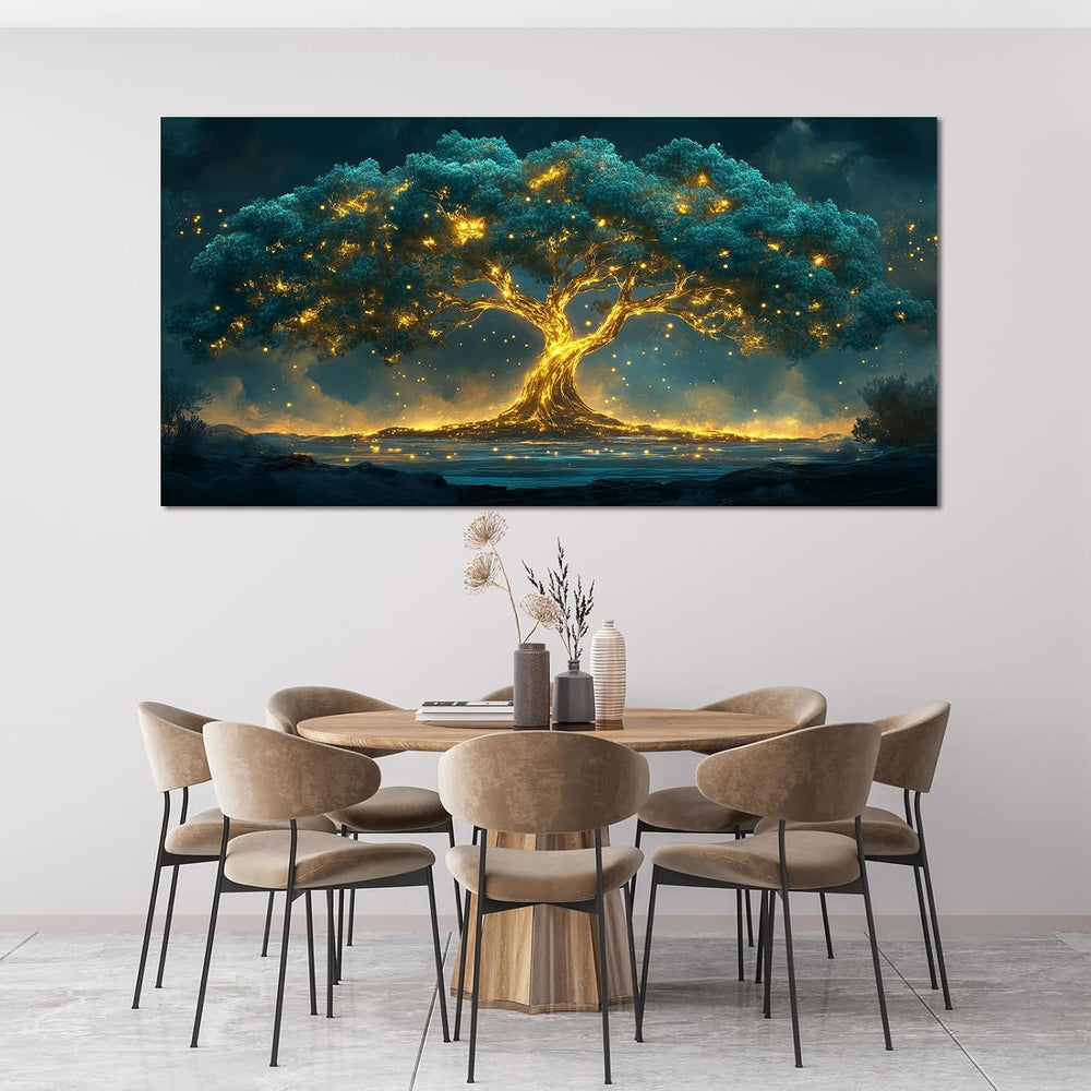Canvas Wall Art Decor Artwork for Walls Green Wall Art Decor Tree of Life Wal...