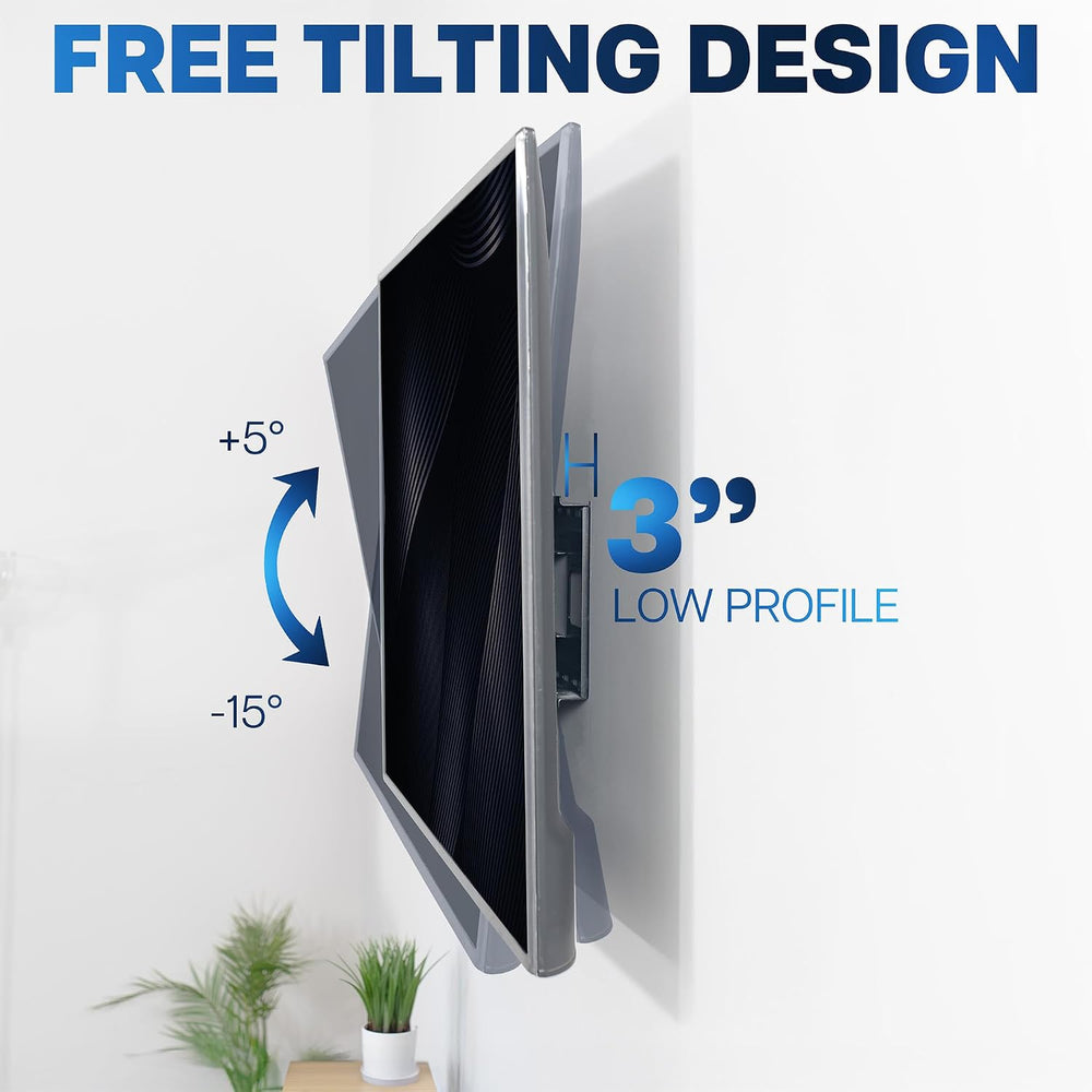 VIVO 60 to 120 inch Large Screen Heavy Duty TV Wall Mount for LCD LED Flat an...