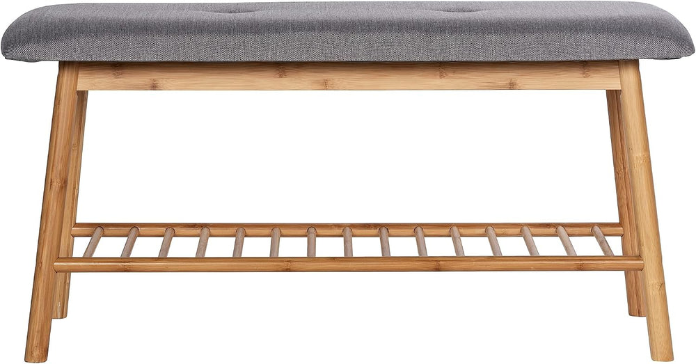 WENKO Entryway Bench with Shoe Storage, Shoe Storage Bench, Shoe Bench with P...