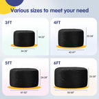 4FT Adult Bean Bag Chair, 4'Comfy Bean Bags, Large BeanBag Chairs | Bean Bag Chairs for Adults with Memory Foam Filled, Washable Cover,Lazy Sofa for Gamming Room,Living Room & Bedroom,Black