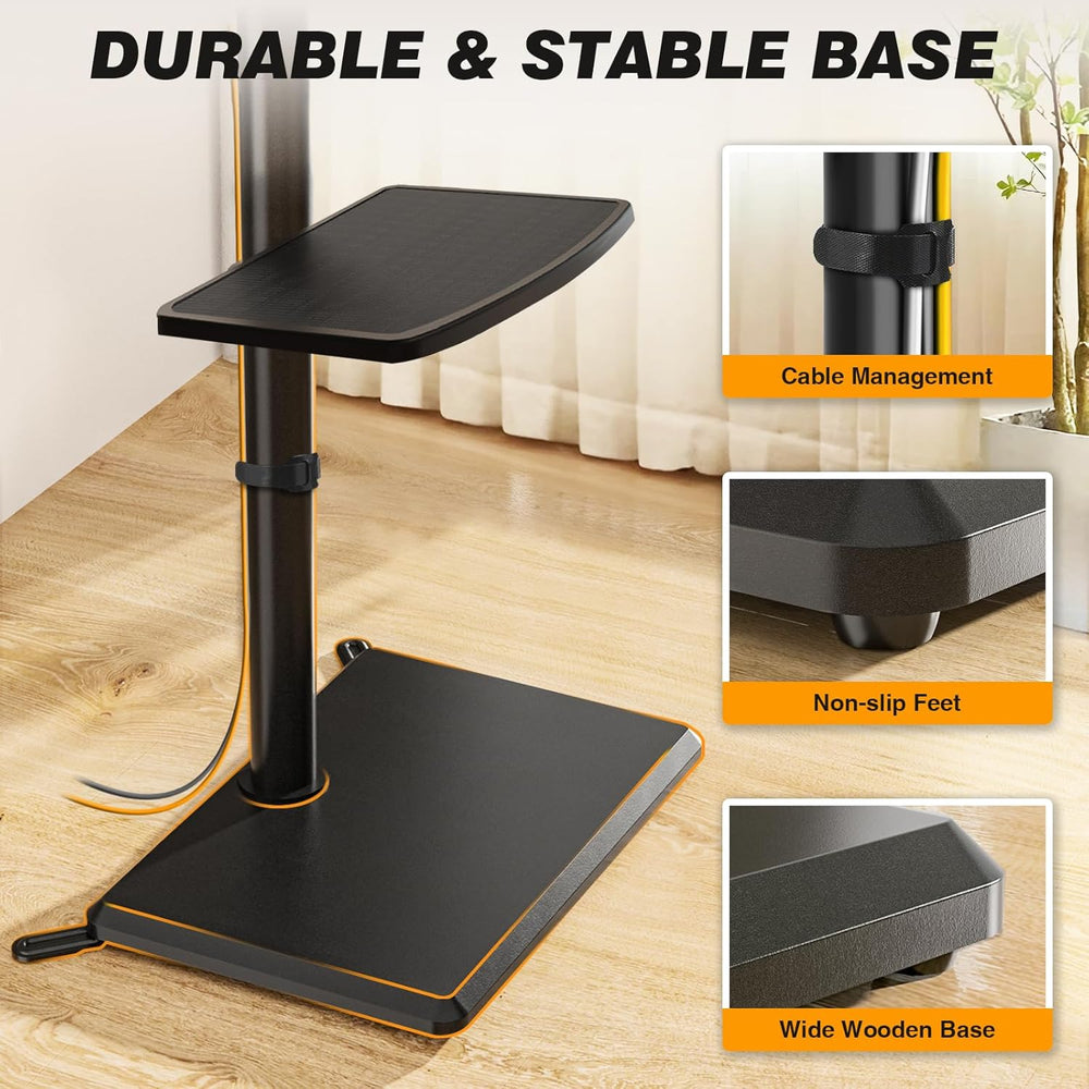 5Rcom Floor TV Stand with Mount for 32-60 inch TVs, Swivel and Height Adjusta...