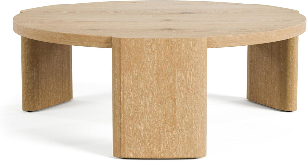 Furniture of America Carys Modern Solid Wood 2-Piece Coffee Table and End Tab...