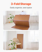 VEVOR Japanese Tatami Mat, Full XL - 55'' X 80'' Foldable Handwoven Rattan Tatami Mat, Non-Slip & Easily Cleaned Tatami Mattress, Summer Breathable Tatami for Sleeping, Meditation, Yoga