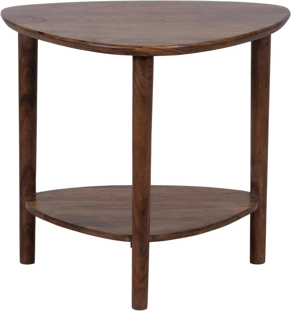Porter Designs Noma Solid Acacia Wood End Table - Brown