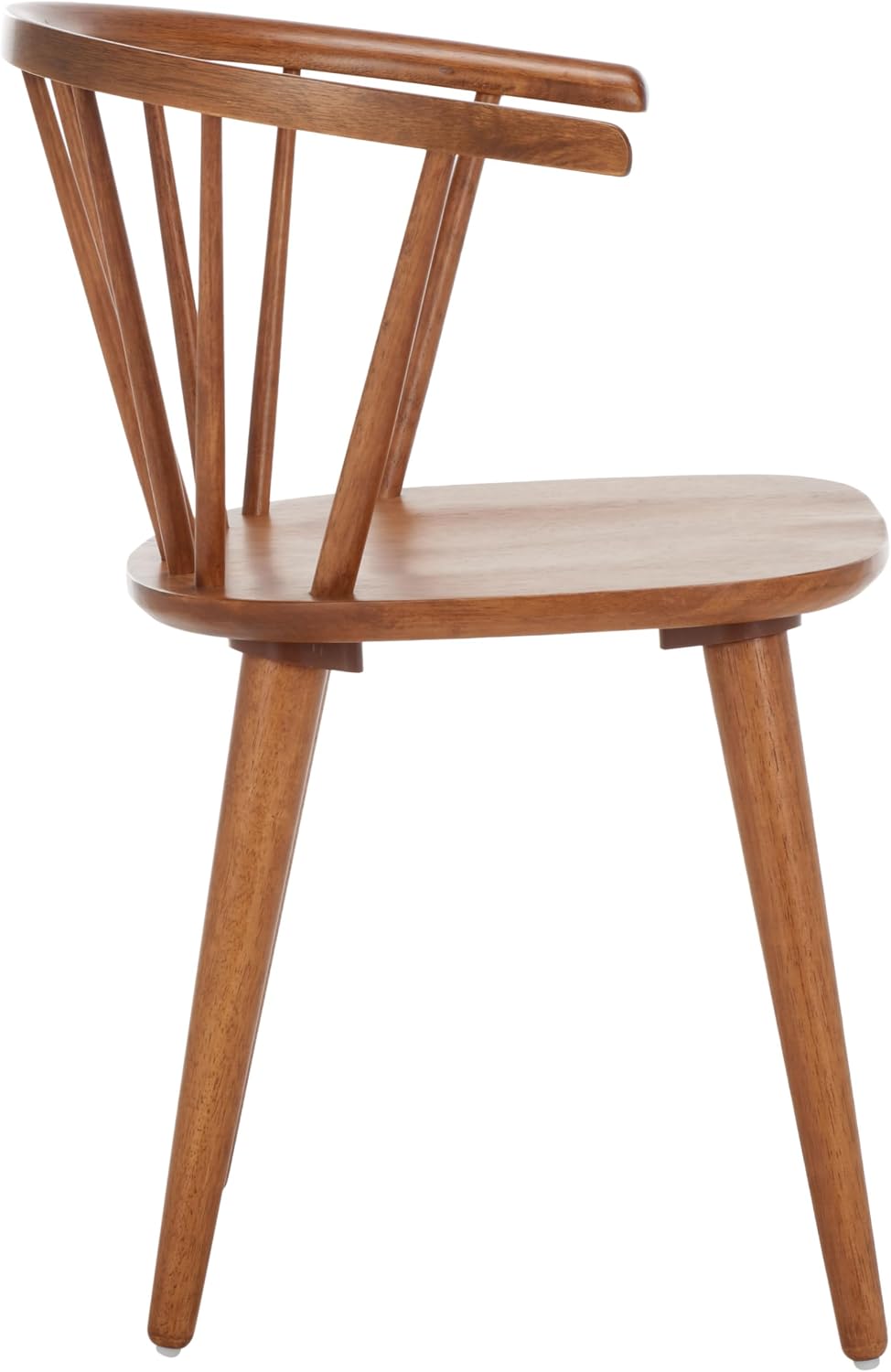 SAFAVIEH Blanchard Wood Accent Chair Set of 2, 17.9" Seat Honey AMH8512M