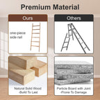 Blanket Ladder 6.4FT, Wooden Blanket Ladders for the Living Room, 6-Layer Farmhouse Rustic Quilt Rack for Living Room Bathroom (24 inch Wide)