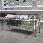 14" Deep x 42" Wide x 14" Height Wire Shelving Kit | 2-Tier | NSF Commercial Storage Rack Unit