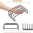 Cutting Board Storage Rack, Compact Cutting Board Organizer, Chopping Board Storage Stand Rack, Bakeware & Cookie Pan Sheets Organizer (2PCS 1.0 Inch)