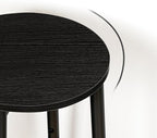 HOOBRO Bar Stools, Set of 2 Bar Chairs, Kitchen Round Height Stools with Footrest, Breakfast Bar Stools, Sturdy Steel Frame, for Dining Room, Kitchen, Party, Easy Assembly, Rustic Brown BK03BY01N1