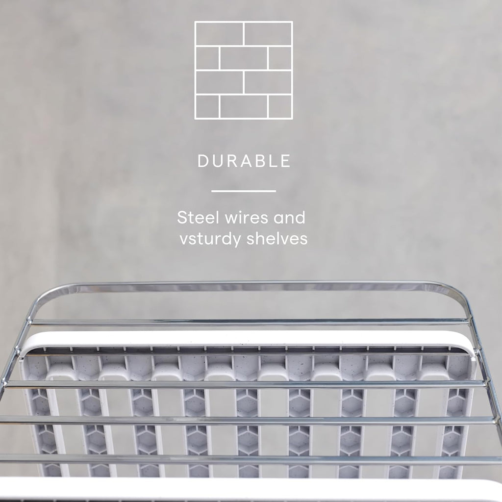 YouCopia UpSpace Cabinet Box Organizer, Adjustable Kitchen Pantry Shelf for Plastic Wrap and Foil Storage, Small Premium Edition