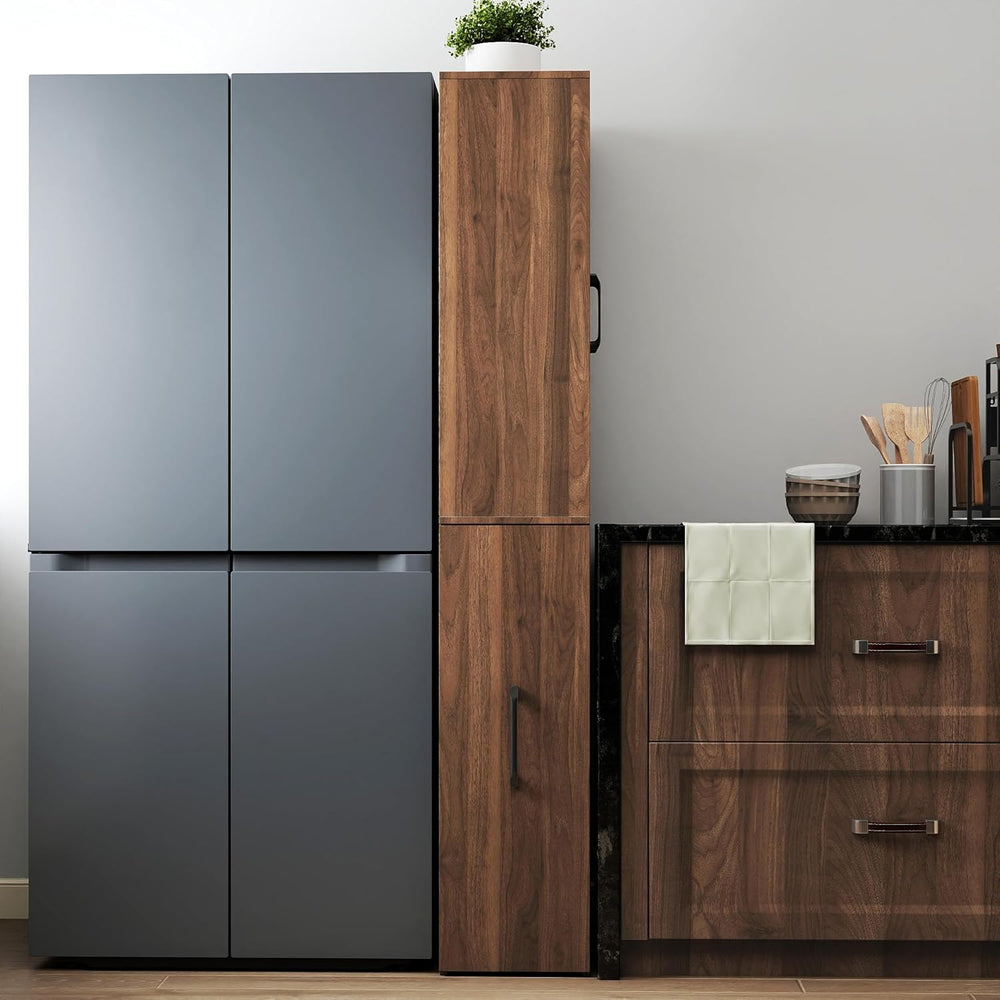 Ultra-Slim 70.87" H Display Storage Cabinet w/ 4-Tier Pull-Out Multi-Fun...