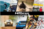 HARKEN Hoister - Overhead Garage Storage 2 Point Hoist System for Bikes, Kayaks, Surf & Paddle Boards (60lb Capacity, 16ft Ceiling) Safe Anti-Drop System, One-Person Operation - 7807.16