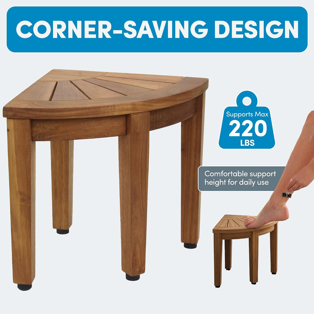 AquaTeak Kai OptiAREA 12" Teak Foot Rest