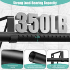 1.3 Inches Closet Rod, 17 to 87 Inch Clothes Rods Heavy Duty Closet Pole for Hanging Clothes and Clothes Poles Bracket Closet Rod Support (The Shelf NOT Included) (Black)