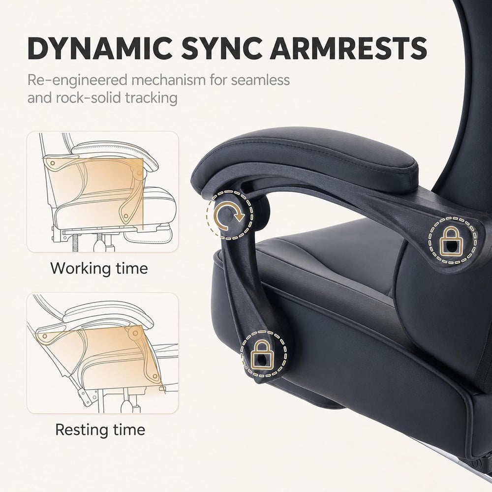 Office Desk Computer Gaming Chair for Adults, Ergonomic High Back Gamer Chair...