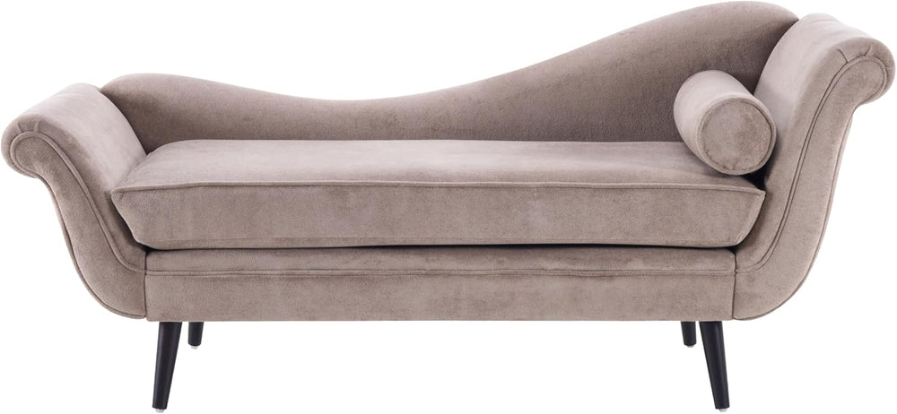 Christopher Knight Home Willer Velvet Upholstered Chaise Lounge Chair Indoor,...