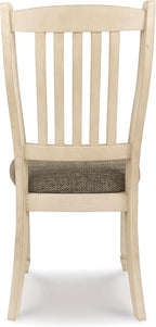 Signature Design by Ashley Bolanburg 20" Upholstered Dining Room Chair, Set of 2, Antique White