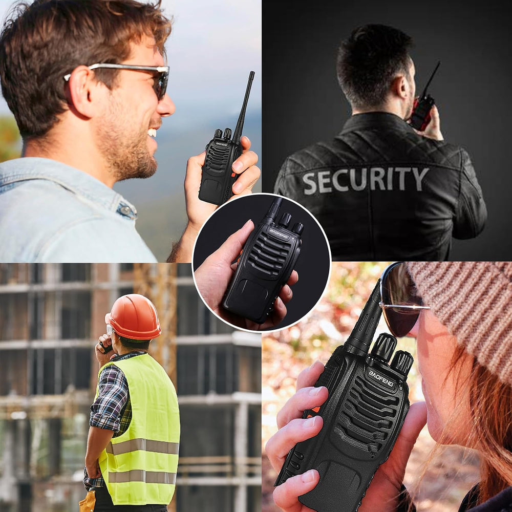 BAOFENG BF-888S Long Range Walkie Talkies for Adults with Earpieces 3Pack