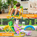 PLATPORTS Calming Sensory Rocking Chair for Kids – Balance Seat for Focus, Relaxation & Play | Indoor Outdoor Therapy Chair for Autism, ADHD & Active Kids