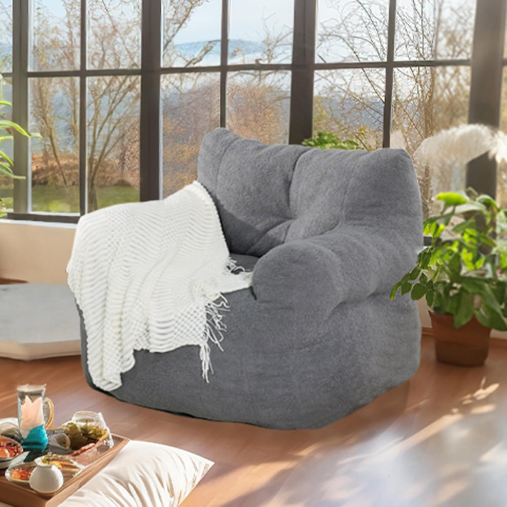 DKLGG Bean Bag Chairs for Adults, Giant Bean Bag Chair with Filler Included F...
