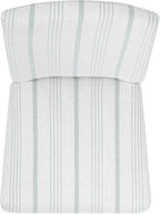 HomePop Parsons Classic Dining Chairs, Pack of 2, Dove Grey Stripe