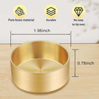Ring Holder, Jewelry Dish, Small Jewelry Box, Ring Dish Engagement Gift, Mini Gold Brass Bowl