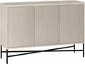 Henn&Hart 48" Wide Rectangular Buffet Table in Alder White