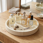 Leather Catchall Tray Organizer for Entryway Vanity Living Room | Organize keys, sunglasses & perfume. Elegant leather catchall tray decor for your entryway, vanity & living room.