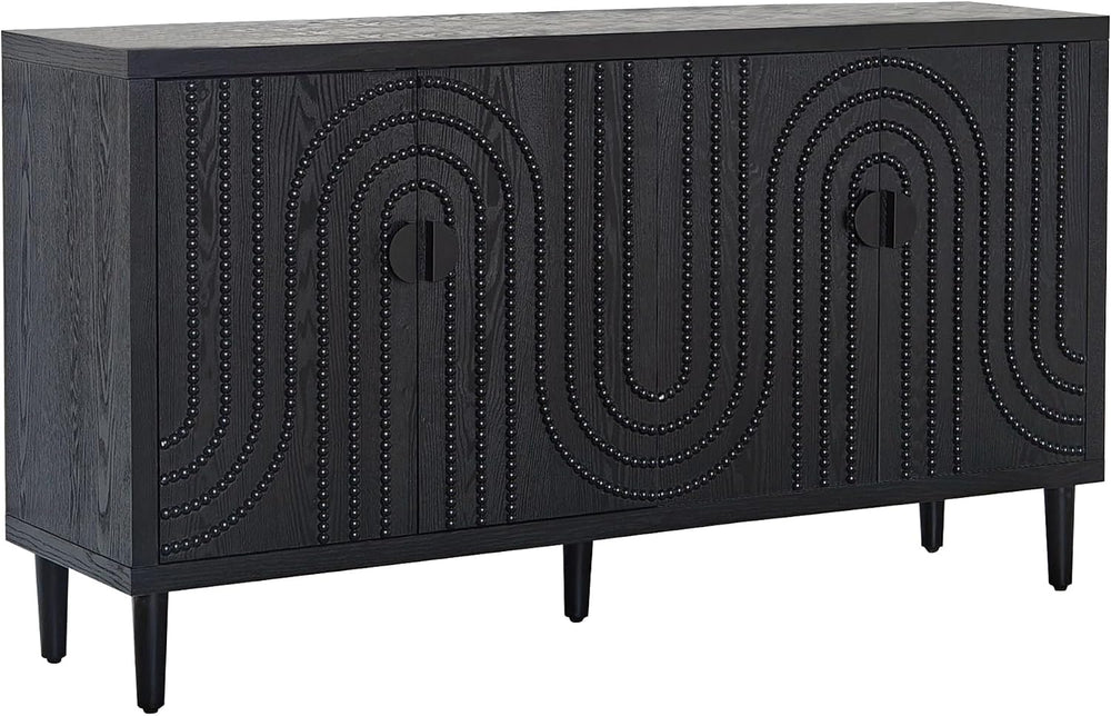 Pantry Cabinet, Modern Sideboard Cabinet, Stylish Storage Solution for Dining...