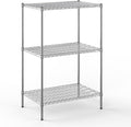 24" Deep x 36" Wide x 54" Height Wire Shelving Kit | 3-Tier | NSF Commercial Storage Rack Unit