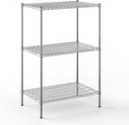 24" Deep x 36" Wide x 54" Height Wire Shelving Kit | 3-Tier | NSF Commercial Storage Rack Unit