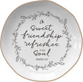 Friendship Gifts For Women – Proverbs 27:9, Bible Verse Jewelry Dish | Friends Birthday Gifts for Women, Sweet Friendship, Christian Gifts – Jewelry Tray, Christmas gift