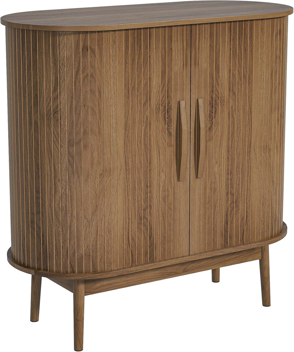 Small Sideboard Buffet Cabinet with Storage & Sliding Doors, 31" (Wa...