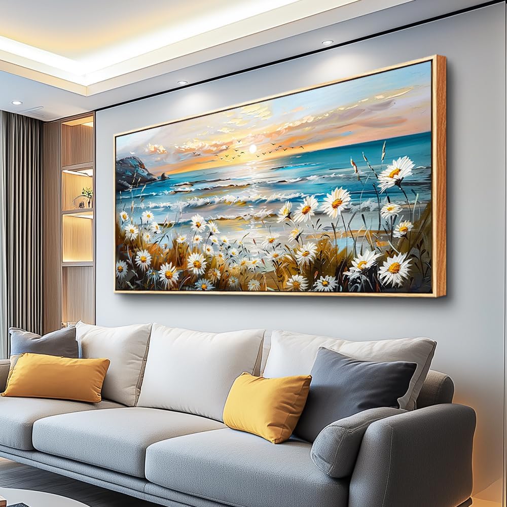 PHAOHUAXM Canvas Wall Art For Living Room Farmhouse Bedroom Wall Decor For Re...