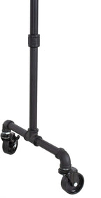 William Roberts Vintage Industrial Heavy Duty Hanging Rod Garment Rolling Closet Organizer Rack (48 in., Wheels)