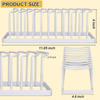 Hat Organizer for Baseball Caps - Space Saving Hat Stand Hold 10 Caps - Premium Metal Hat Rack for Baseball Caps Display & Organizer Neat and Orderly - Hat Organizer for Closet