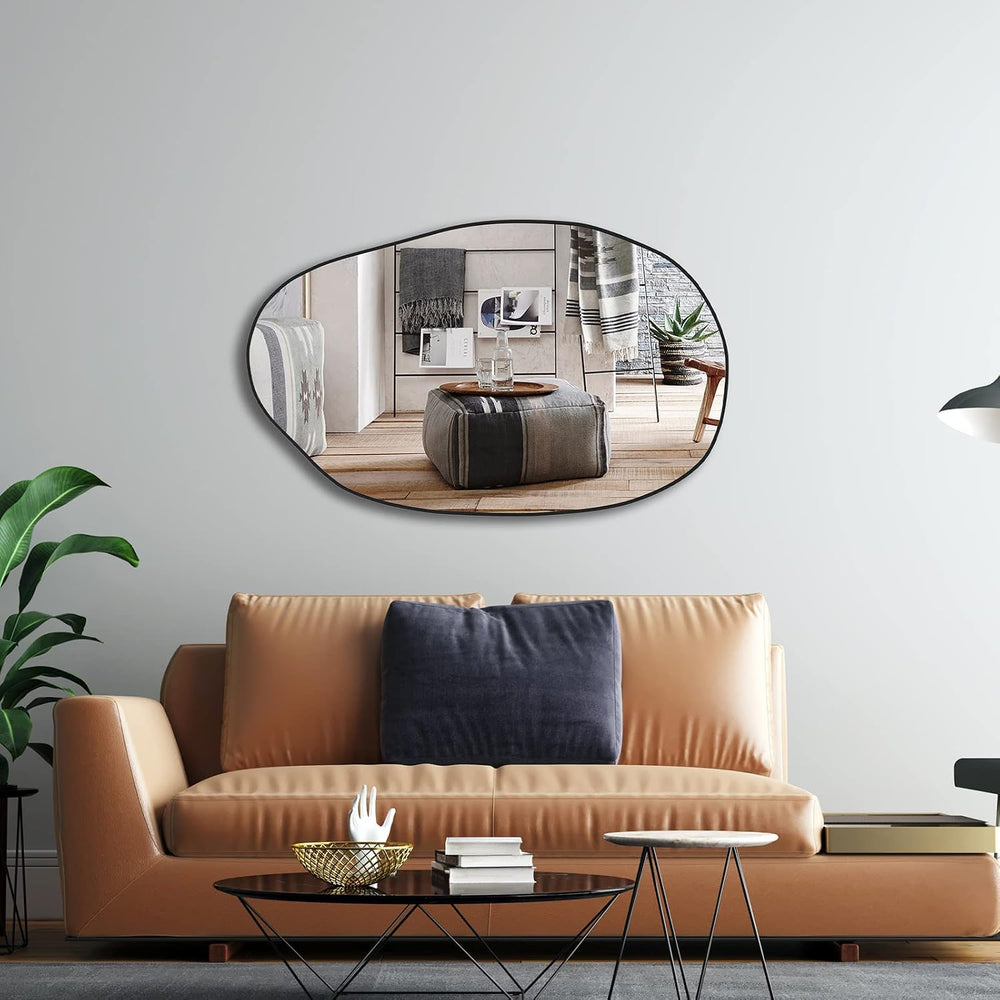 Irregular Asymmetrical Mirror Wall Mounted, Unique Vanity Mirror,Shaped Dress...