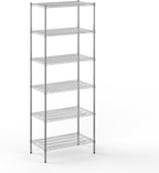 21" Deep x 36" Wide x 96" Height Wire Shelving Kit | 6-Tier | NSF Commercial Storage Rack Unit