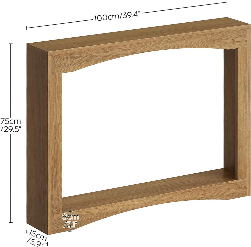 YATINEY Narrow Console Table, 5.9'' Thin Entryway Table, Behind Couch...