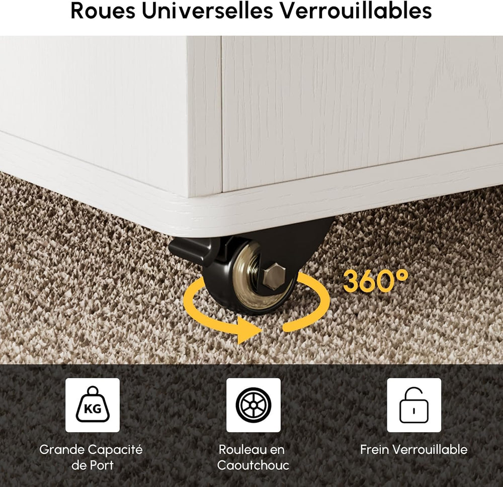 homary White Lift Top Coffee Table with Hidden Storage, 3 in 1 Multi-Function...