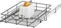 ALINE FURNITURE Pull Out Shelves - 17" W x 22" D Soft Close Pull Out Cabinet Organizer 1 Tier - Slide Out Drawers with Shelf Liner, Heavy Duty Steel Wire Baskets for Kitchen Cabinets, Pantry, Bathroom