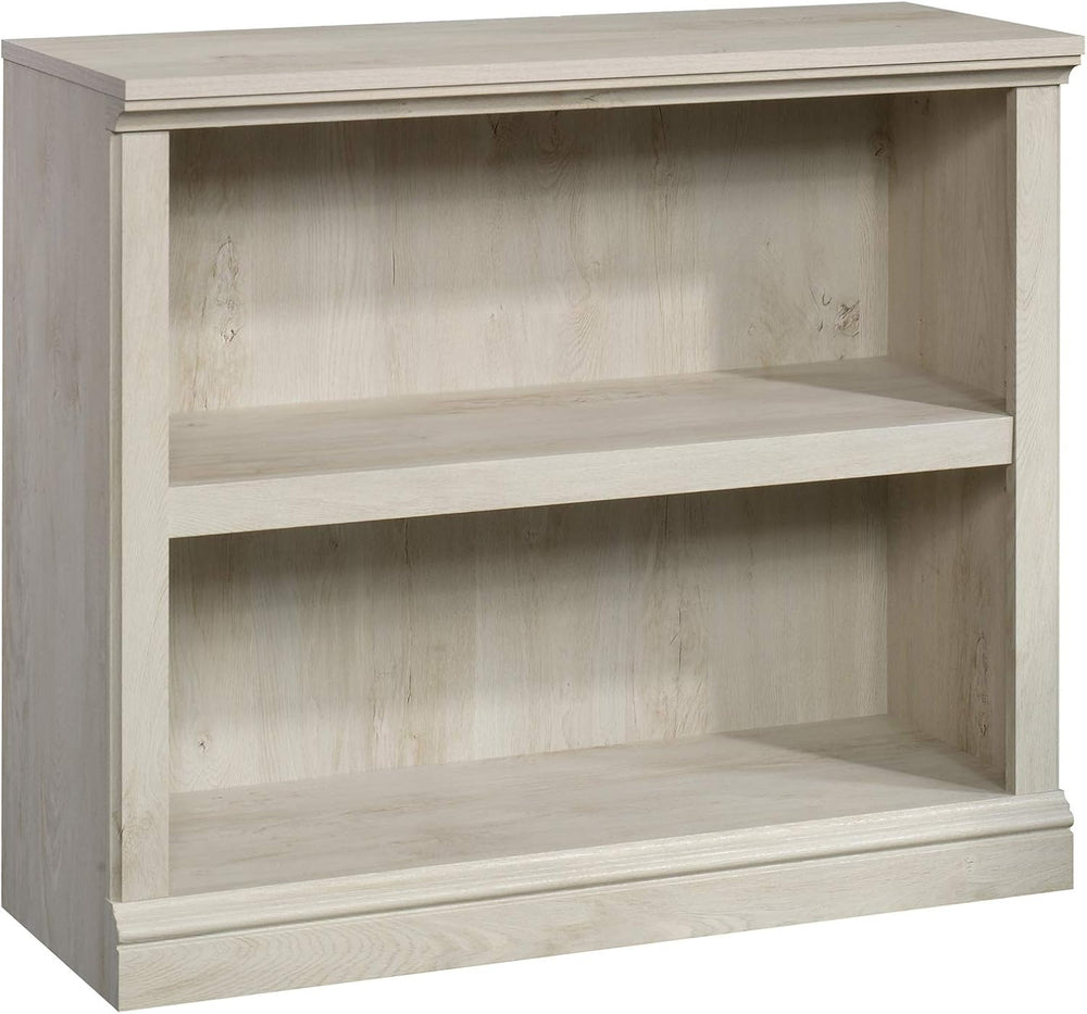 Sauder 2 Tier Book Shelf Wooden Bookcase Multipurpose Bookshelf for Home Offi...