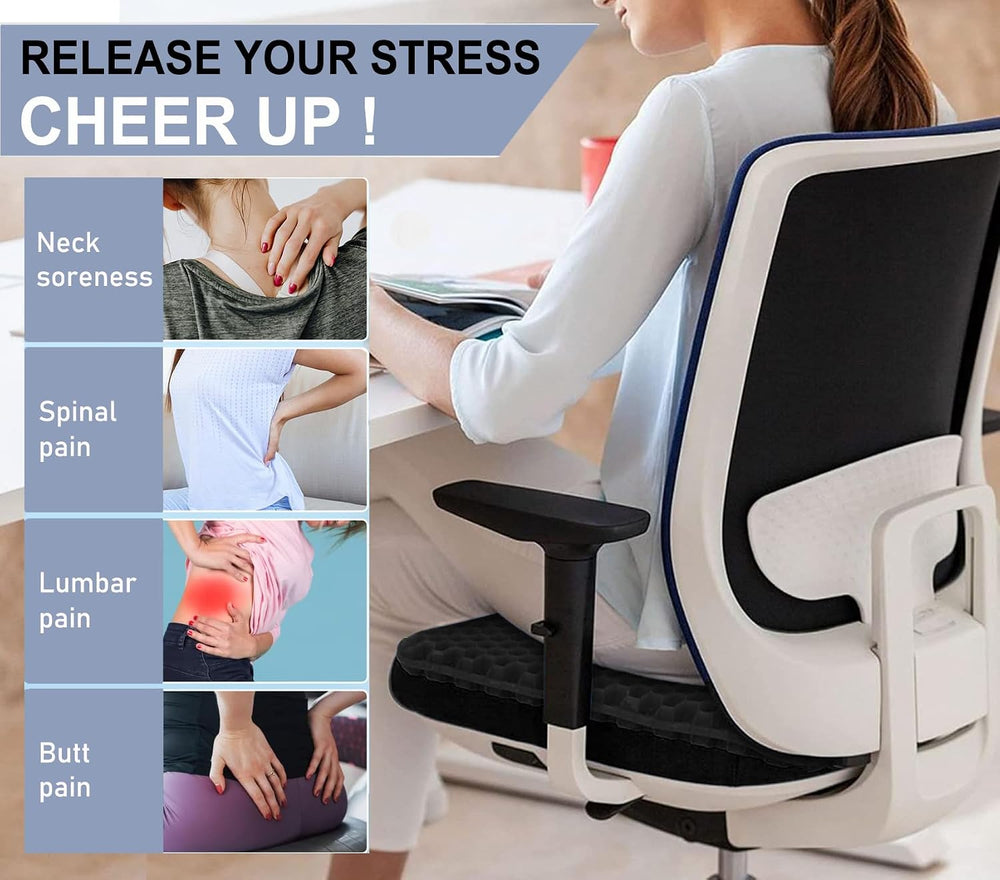 20" Gel Seat Cushion for Long Sitting(Jumbo&Thick) – Office Chair Cu...