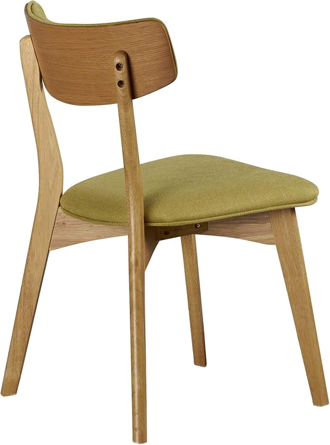 Christopher Knight Home Rachel Mid-Century Modern 7 Piece Dining Set with A-Frame Table, Green Tea + Natural Oak